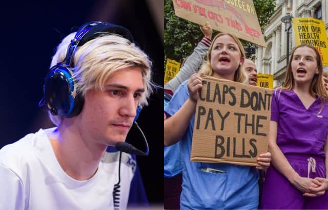 Twitch streamer xQc makes over 88 times more than NHS nurse salary in January alone with earnings of £243,000