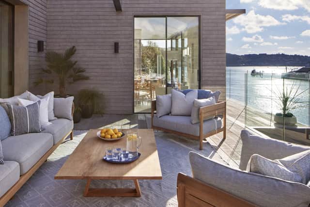 The property is close to an array of Cornwall’s sandy beaches and only 200 yards away from the town of Fowey via ferry.