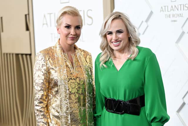 Ramona Agruma and Rebel Wilson