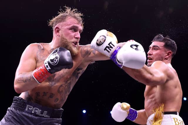Tommy Fury and Jake Paul fought eight rounds in Saudi Arabia and it came down to a split decision. Image: Getty