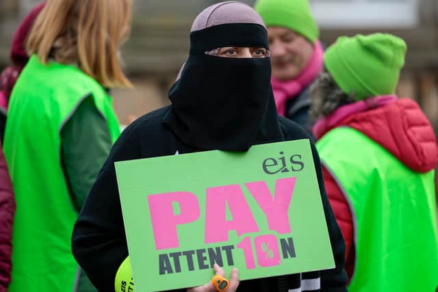 Teachers belonging to the Educational Institute of Scotland Union (EIS) are undertaking two days of strike action in an ongoing dispute over pay. 