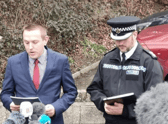 Detective Superintendent Lewis Basford (left) and Chief Superintendent James Collis (Sussex Police)