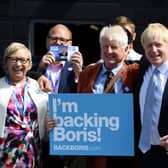 Boris Johnson - then a Conservative leadership candidate - his father Stanley Johnson in 2019 (Photo: Finnbarr Webster/Getty Images)