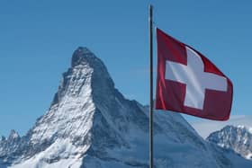 The Matterhorn is regarded as a Swiss national symbol - despite being half-Italian (image: Getty Images)