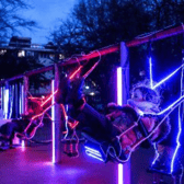 Virgin Media O2 has installed a new interactive children’s playground in central London