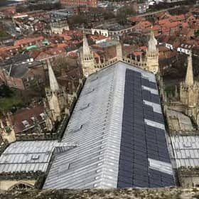 View from Central Tower of York Minster.