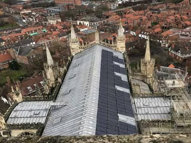 View from Central Tower of York Minster.