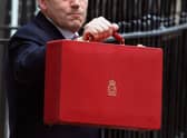 The red briefcase being held by chancellor Gordon Brown in 2007 (Photo: Getty) 