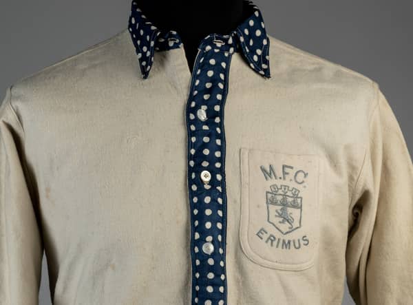 The Middlesbrough jersey is thought to have been made between 1886 and 1890.