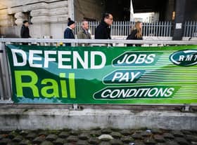 The RMT has been staging strike action at Network Rail since last July (Photo by Leon Neal/Getty Images)