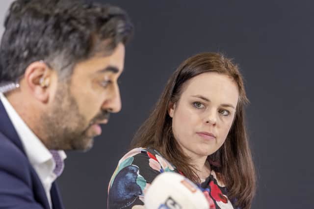 Former SNP leadership rivals Humza Yousaf and Kate Forbes (Image: PA)