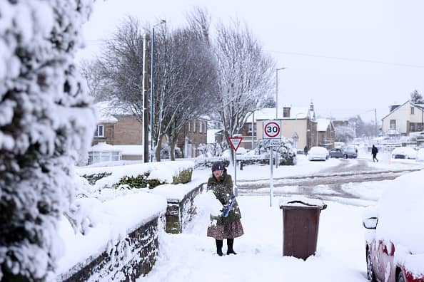 UK set for wintry end to March with freezing temperatures & possible snowfall on the way (Getty Images)