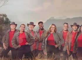 Cast of I’m a Celebrity Legend. Picture: Charlie Sperring/ ITV