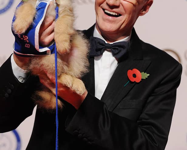 Paul O’Grady attends the annual Collars & Coats Gala Ball in aid of The Battersea Dogs & Cats home at Battersea Evolution on October 30, 2014 in London, England.  (Photo by Stuart C. Wilson/Getty Images)
