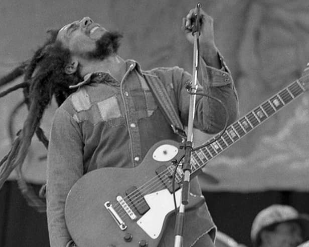 Bob Marley in July 1980 on the Uprising tour of Europe, which included a night at the Glasgow Apollo. PIC: Monosnaps/Flickr/Creative Commons.