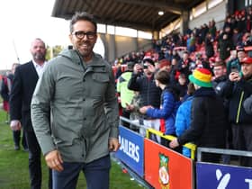 Ryan Reynolds is aiming to take Wrexham back into the Football League. (Getty Images)