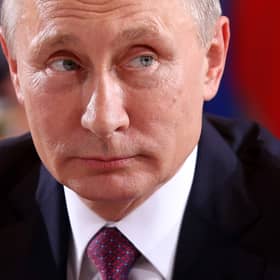 Russian president Vladimir Putin is undergoing chemotherapy treatment, according to top secret US documents leaked from the Pentagon - Credit: Getty Images