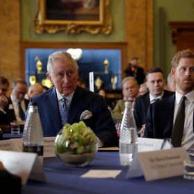 Peace talks between father and son King Charles III and Prince Harry have taken place as they hope to reconcile ahead of the Westminster Abbey ceremony - Credit: Getty Images