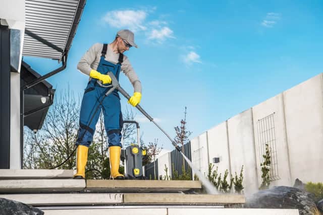 Borrow a pressure washer rather than buy one to save cash (photo: Adobe)