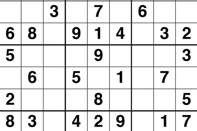 Sudoku puzzle