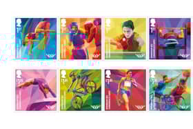 The eight stamps issued by Royal Mail to commemorate the Commonwealth Games 2022. Picture: Royal Mail handout