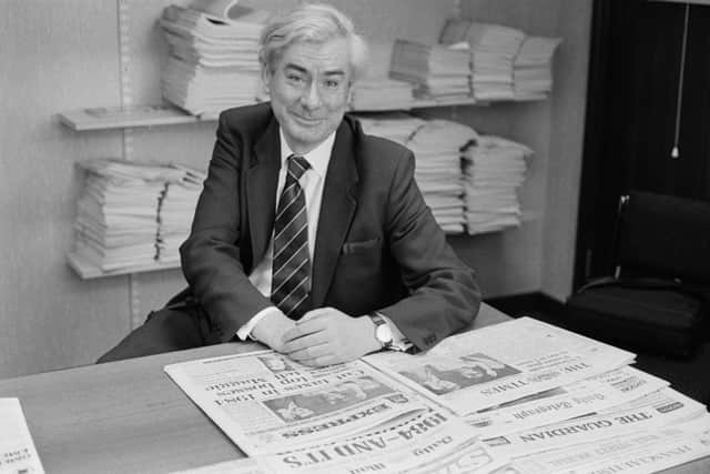 Alastair Burnett (above) one of the original News at Ten broadcast presenters (photo: Getty Images)