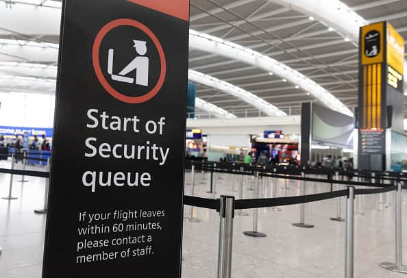 Security officers at Heathrow airport are set to walk out for a further eight days over a pay dispute in May, Unite has announced.   Photographer: Chris Ratcliffe/Bloomberg via Getty Images