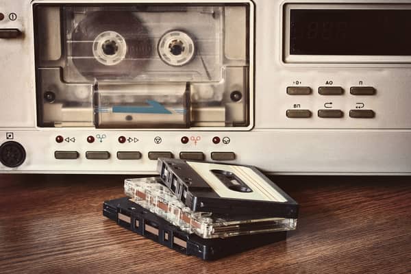 Cassette tapes.