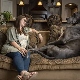 Zeus - Tallest Dog Living
Guinness World Records 2022 (photo: shadai perez)