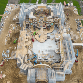 Peak behind the curtain at the incredible new Land of Oz set being built for the movie adaptation of hit musical Wicked - starring Ariana Grande