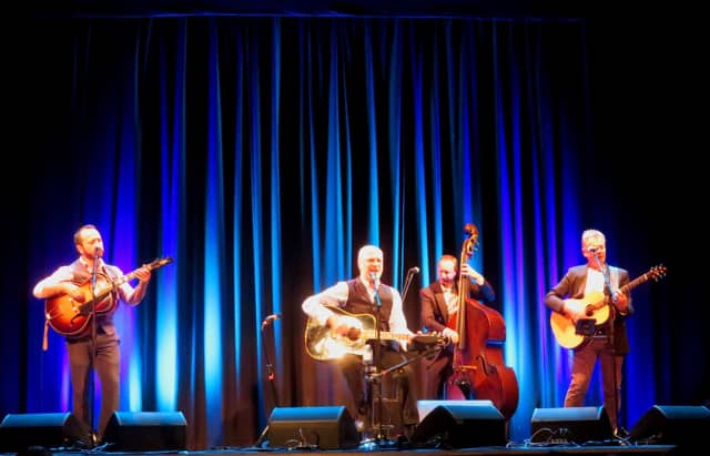 Steve Harley with his acoustic band on tour
