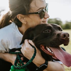 Dogs and humans enjoy a special bond