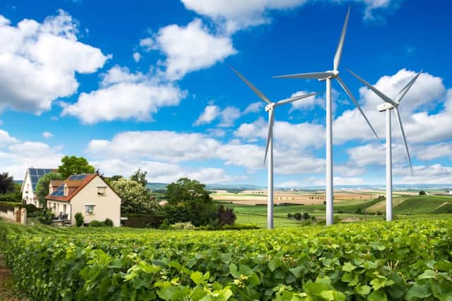 If you live in a rural area, that is exposed to high amounts of wind then installing a wind turbine might be economically viable (photo: adobe.com)