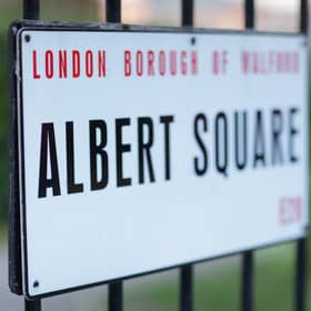 A man, who is believed to have starred in EastEnders, has been arrested on suspicion of a child sex offence