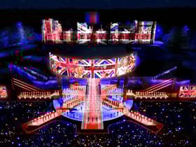 Coronation concert stage
