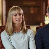 Kate and Gerry McCann, whose daughter Madeleine disappeared from a holiday flat in Portugal 16 years ago, are seen during an interview with the BBC’s Fiona Bruce at Prestwold Hall n 2017.