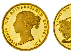The ‘world’s most beautiful coin’ depicting Queen Victoria as a royal fairy guiding a lion has sold for £267,000, 182 years after it was minted for her coronation. 