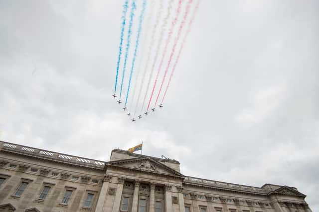 The coronation flypast could be cancelled due to bad weather