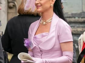 Katy Perry at the coronation of King Charles III