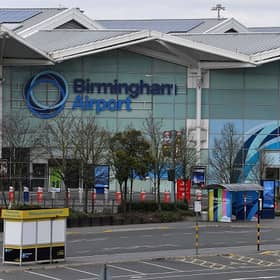 Birmingham Airport has been ranked the worst in the UK for delays for two years running. (Photo by PAUL ELLIS/AFP via Getty Images)