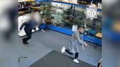 Thieves caught on camera robbing a jewellery store in East Sussex