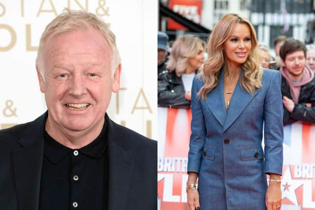 Les Dennis and Amanda Holden