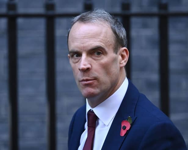 In evidence presented to MPs, a whistleblower has said then Foreign Secretary Dominic Raab ‘failed to grasp the situation' in Afghanistan (image: Getty Images)