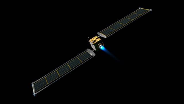 An artist’s impression of the Dart spacecraft (Image: NASA)