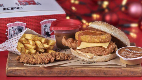 The Christmas gravy burger proved to be a hit last year (Photo: KFC)