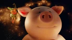 Percy and the fairy are voiced by Tom Holland and Dawn French (Picture: M&S)