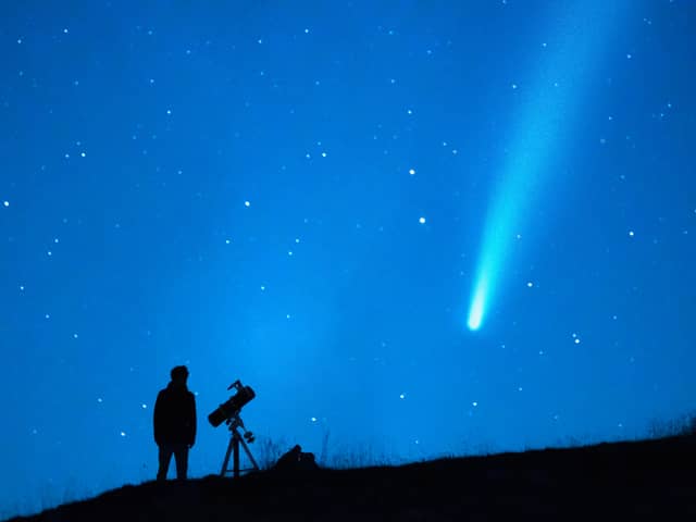 Stargazers in the UK will be hoping to catch a glimpse of the Draconid Meteor Shower (image: Shutterstock)