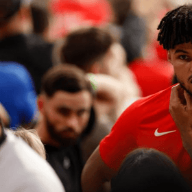 Tyrone Mings of England looks on following defeat in the UEFA Euro 2020 Championship Final between Italy and England at Wembley Stadium on July 11, 2021 in London, England. (Photo by John Sibley - Pool/Getty Images)