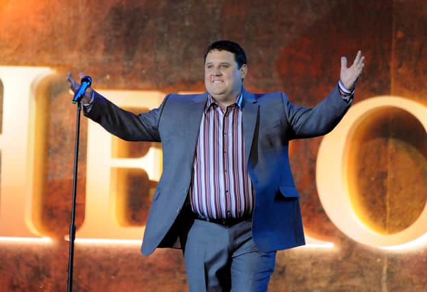 Peter Kay performs live on stage during the Heroes Concert at Twickenham Stadium, in aid of the charity Help For Heroes (Photo by Jim Dyson/Getty Images)
