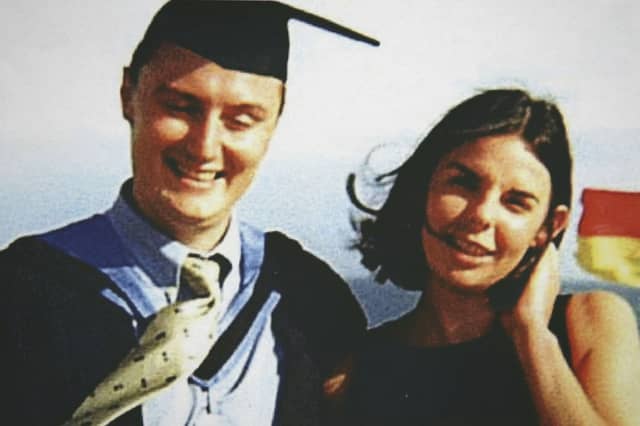 Peter Falconio and his girlfriend Joanne Lees (Photo by Handout/Getty Images)